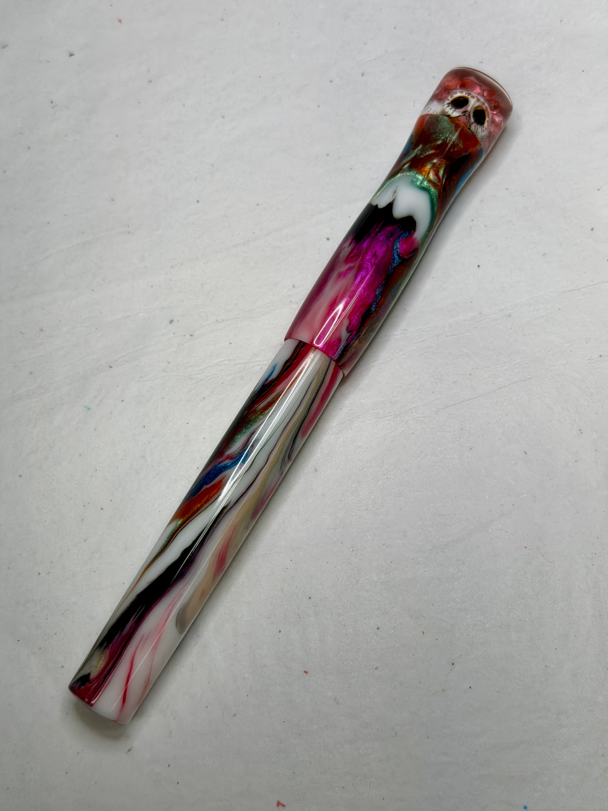 La Catrina Skull Fountain Pen