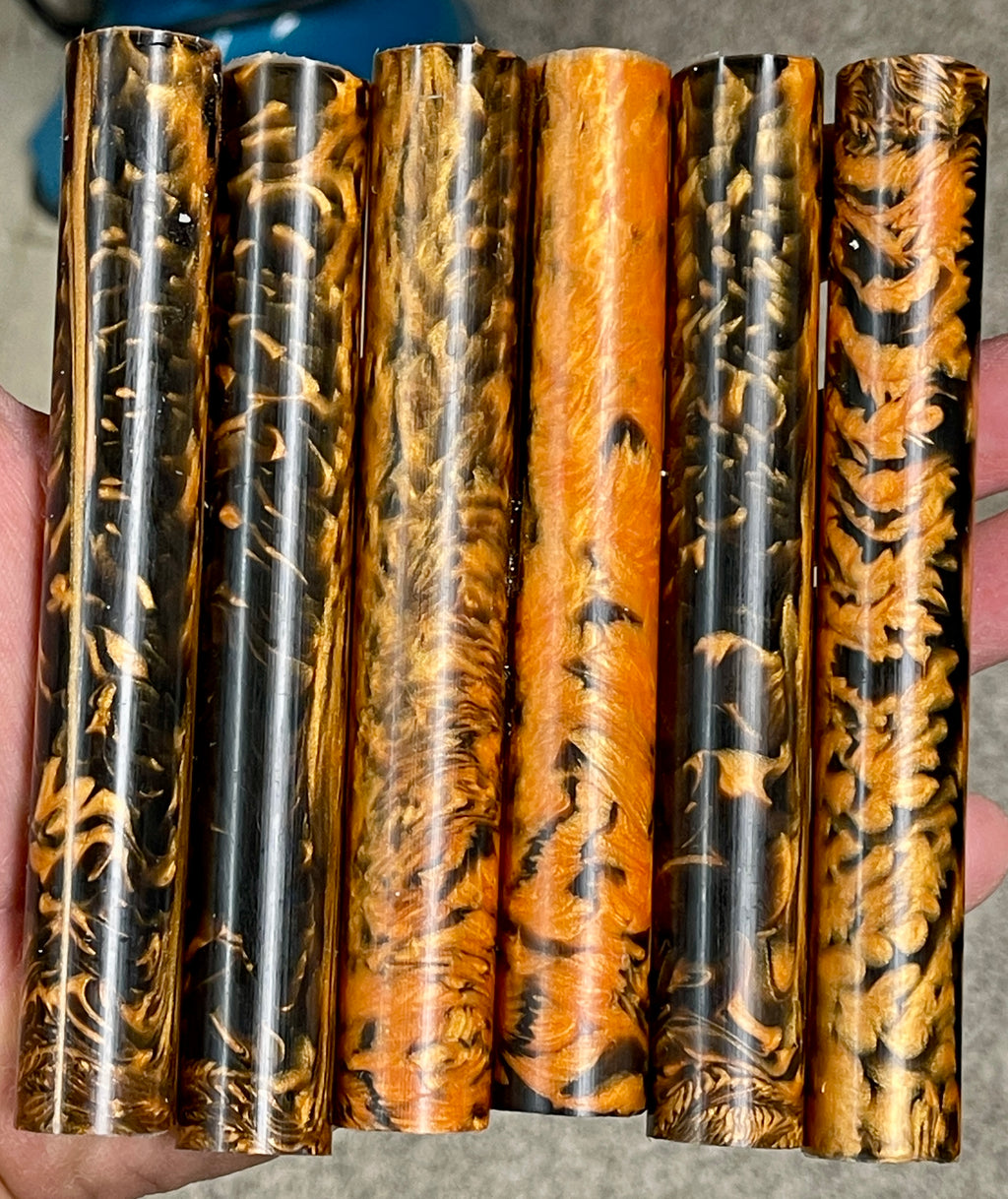 Z - Orange Flames Blank