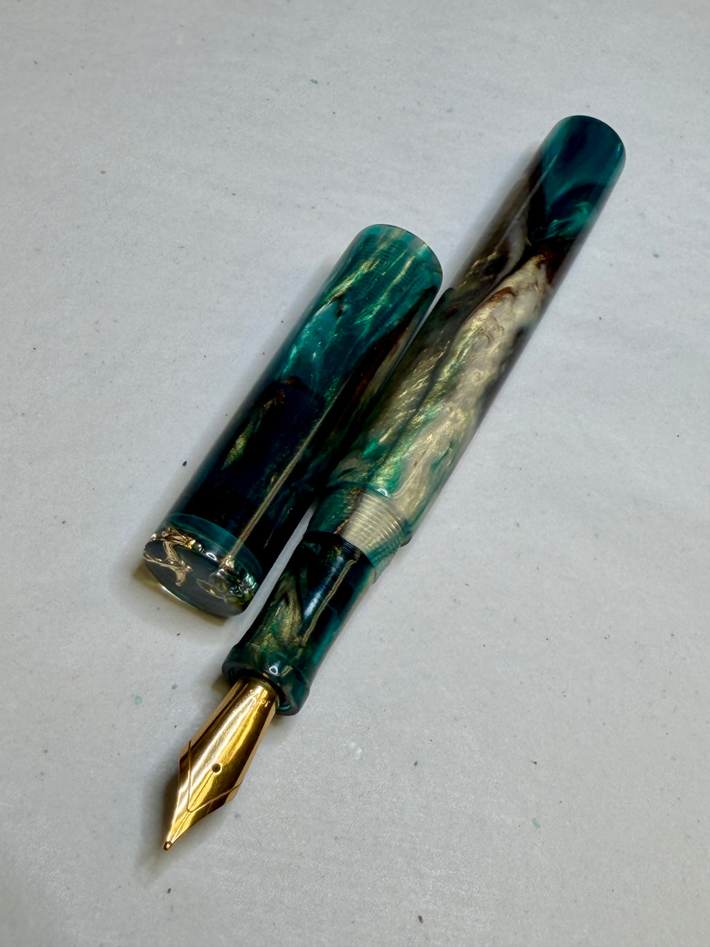 Creation 2 Alpha Fountain Pen (Dove and olive branch)