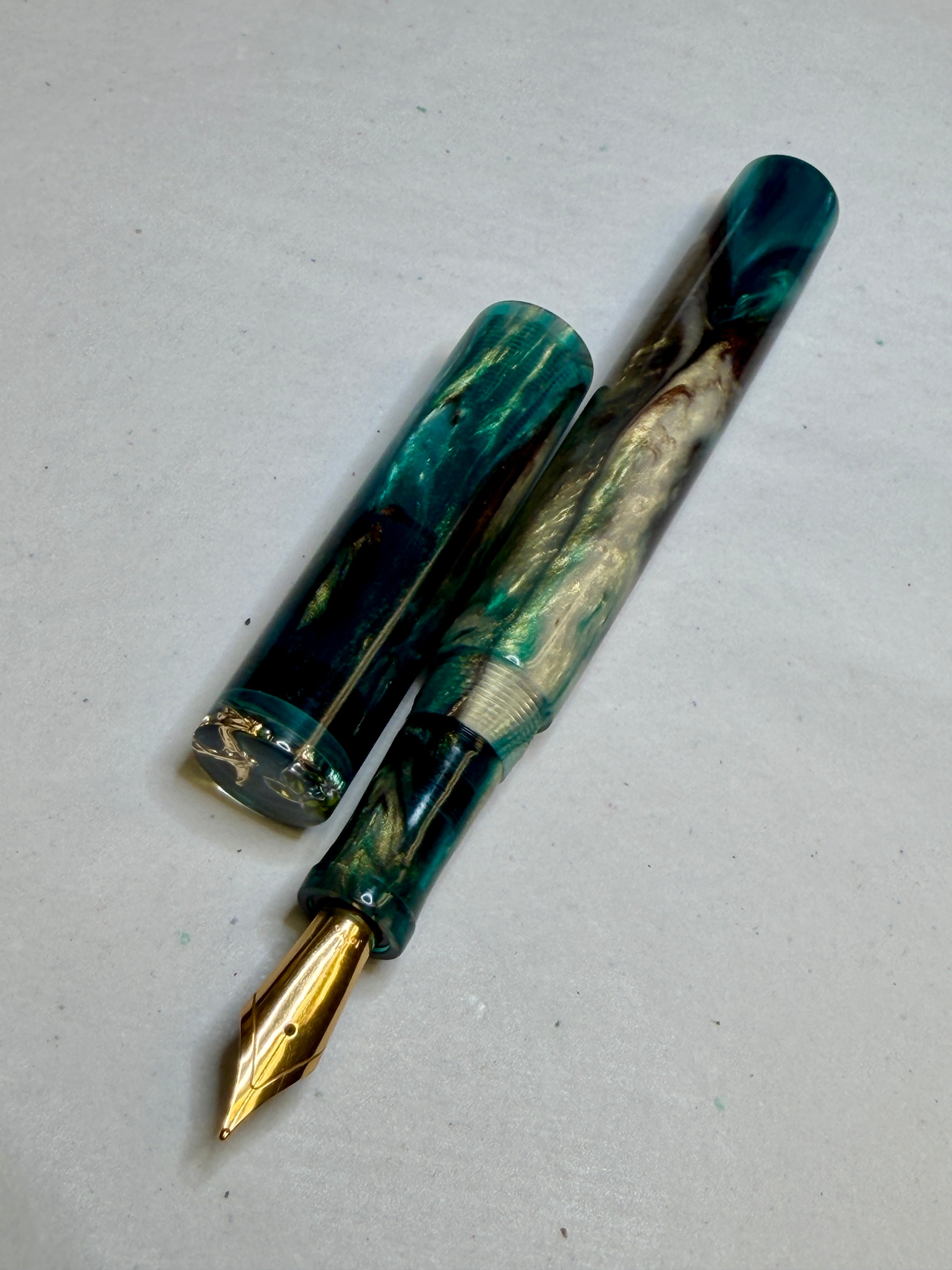 Creation 2 Alpha Fountain Pen (Dove and olive branch)