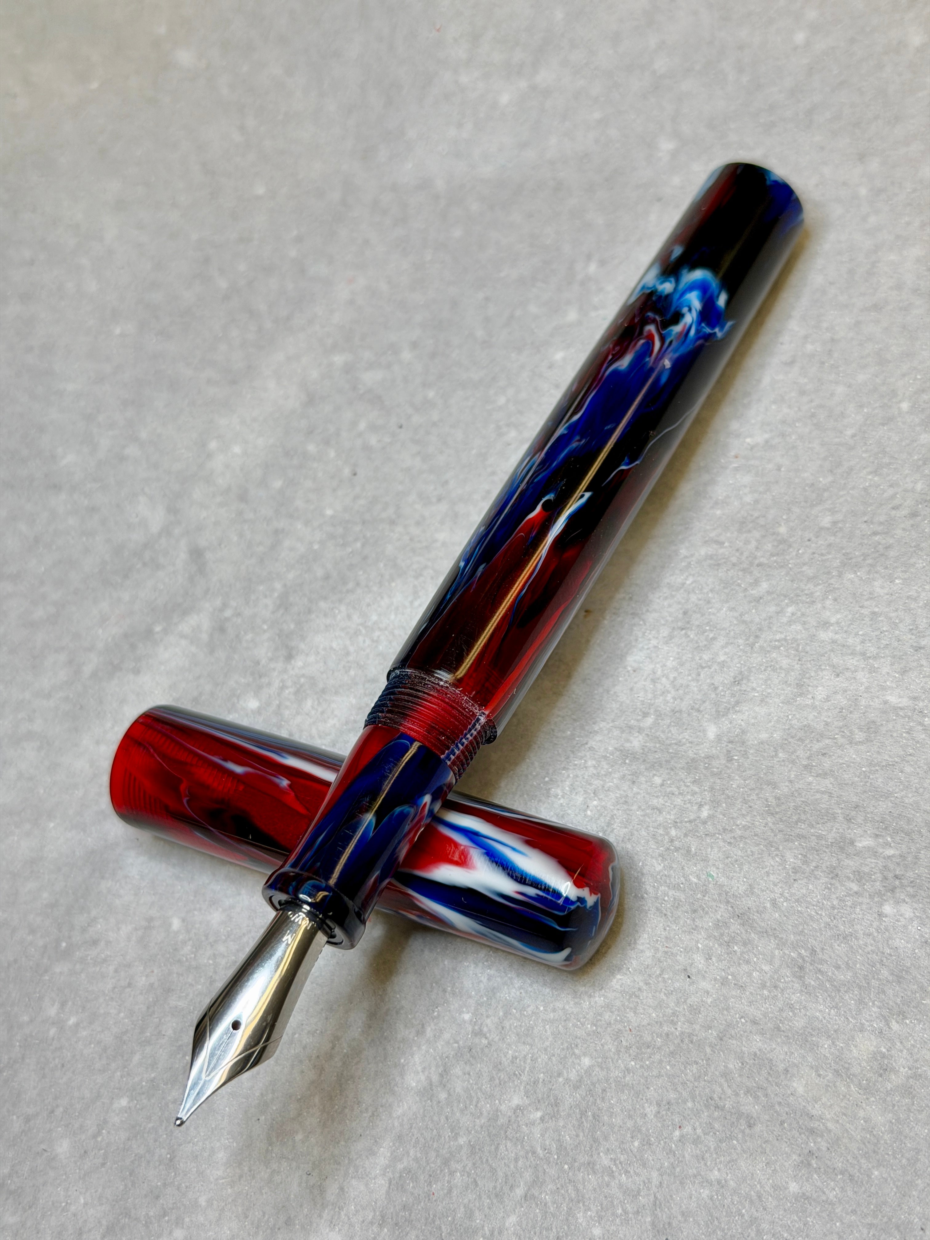 PMJ Dark Alpha Fountain Pen - #12
