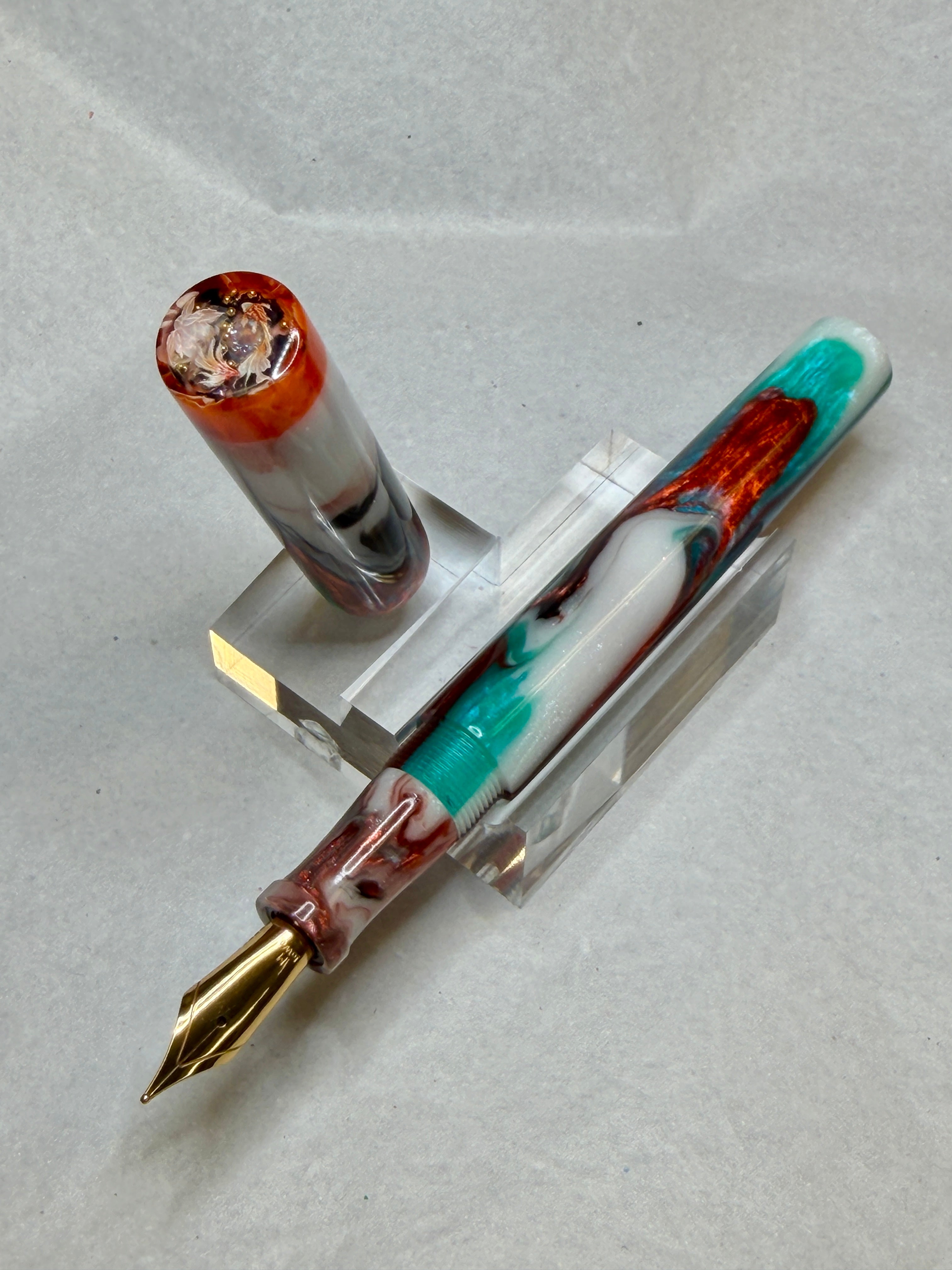 Celestial Koi Alpha Fountain Pen