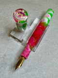 Rosetta Swirl Cheshire Cat Alpha Fountain Pen