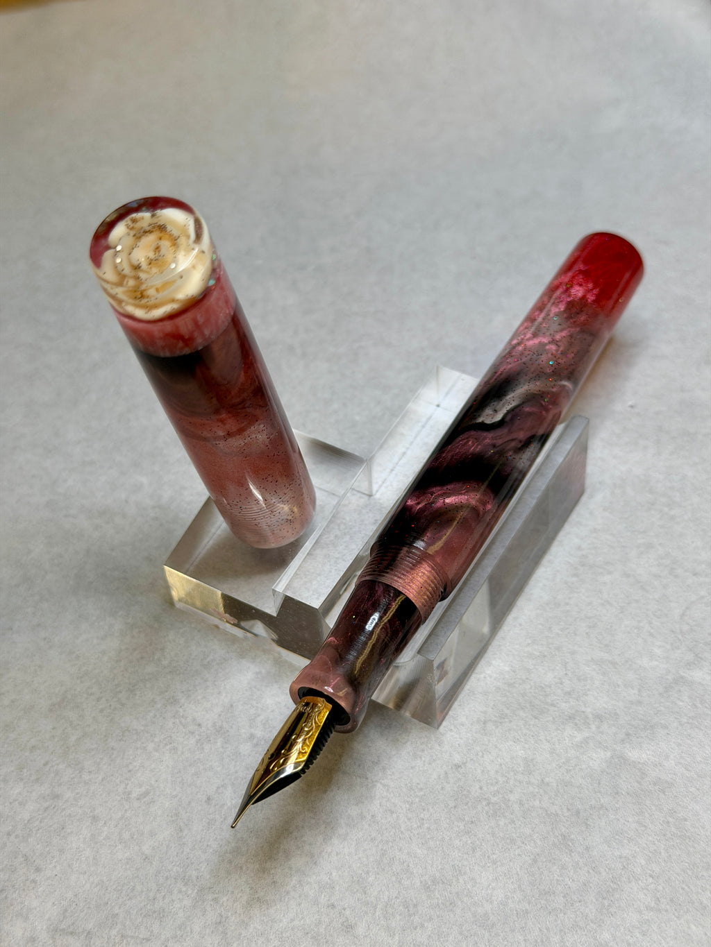 Red Wedding Alpha Fountain Pen #4