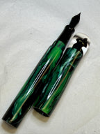 Midnight Citrus Black Cat Alpha Fountain Pen (Jen)