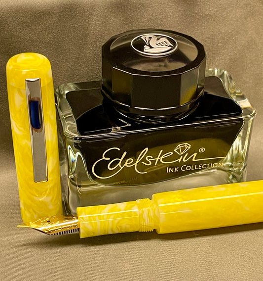 Daffodil Frost Pen with clip