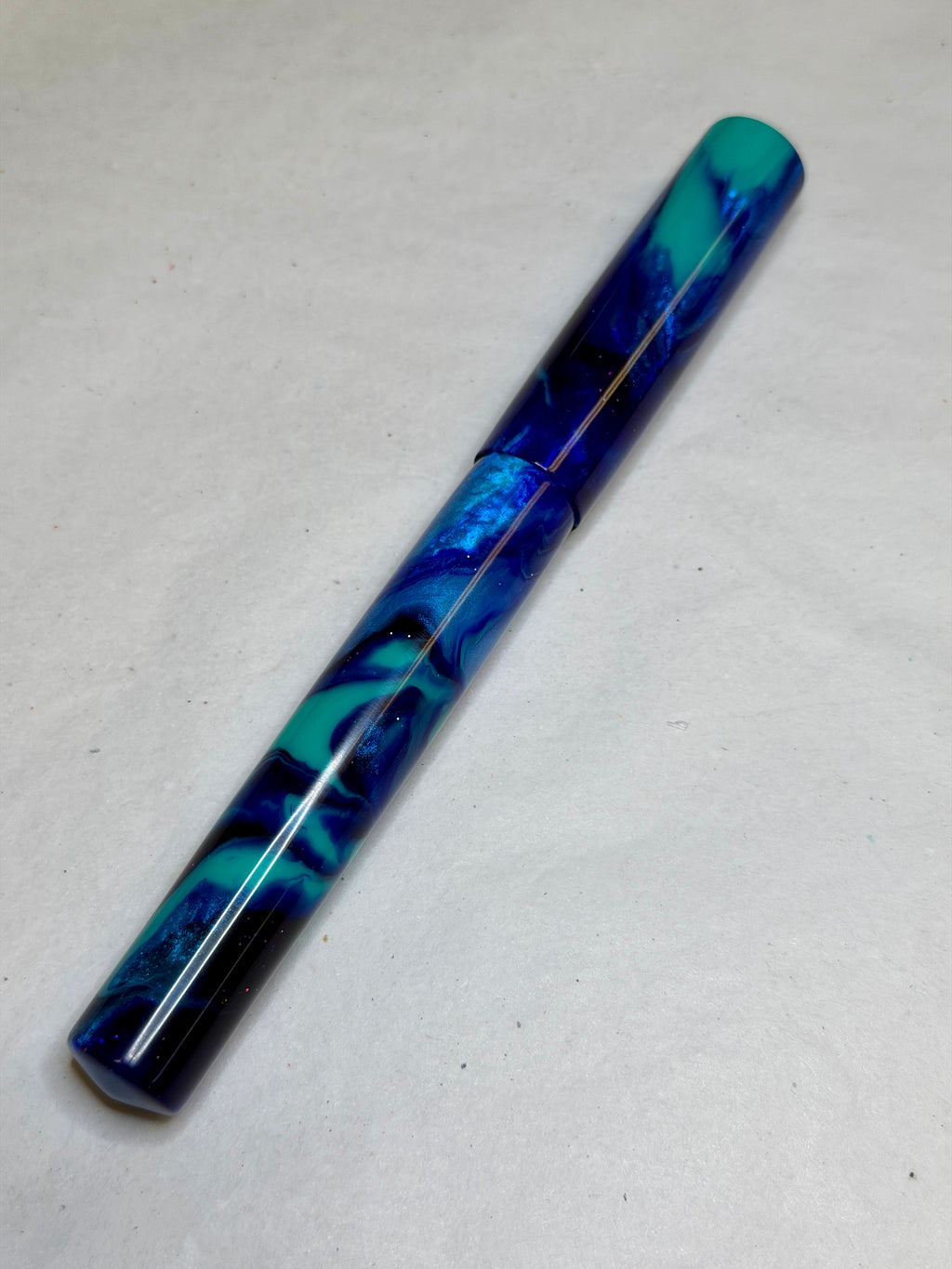 Tranquil Blues Alpha Fountain Pen - CM