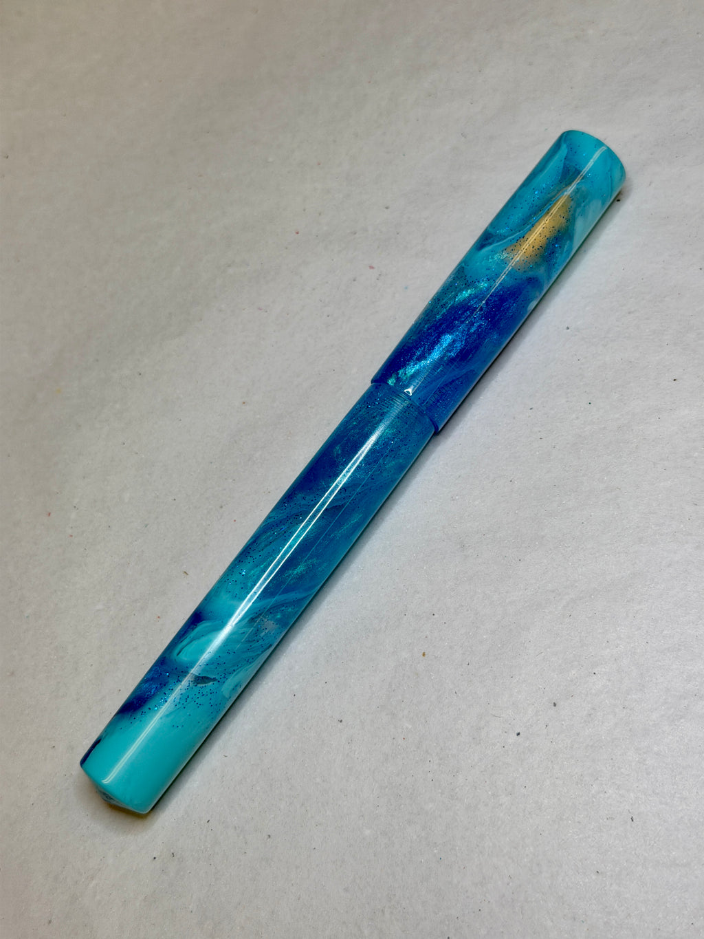Aquamarine Alpha Fountain Pen - CM