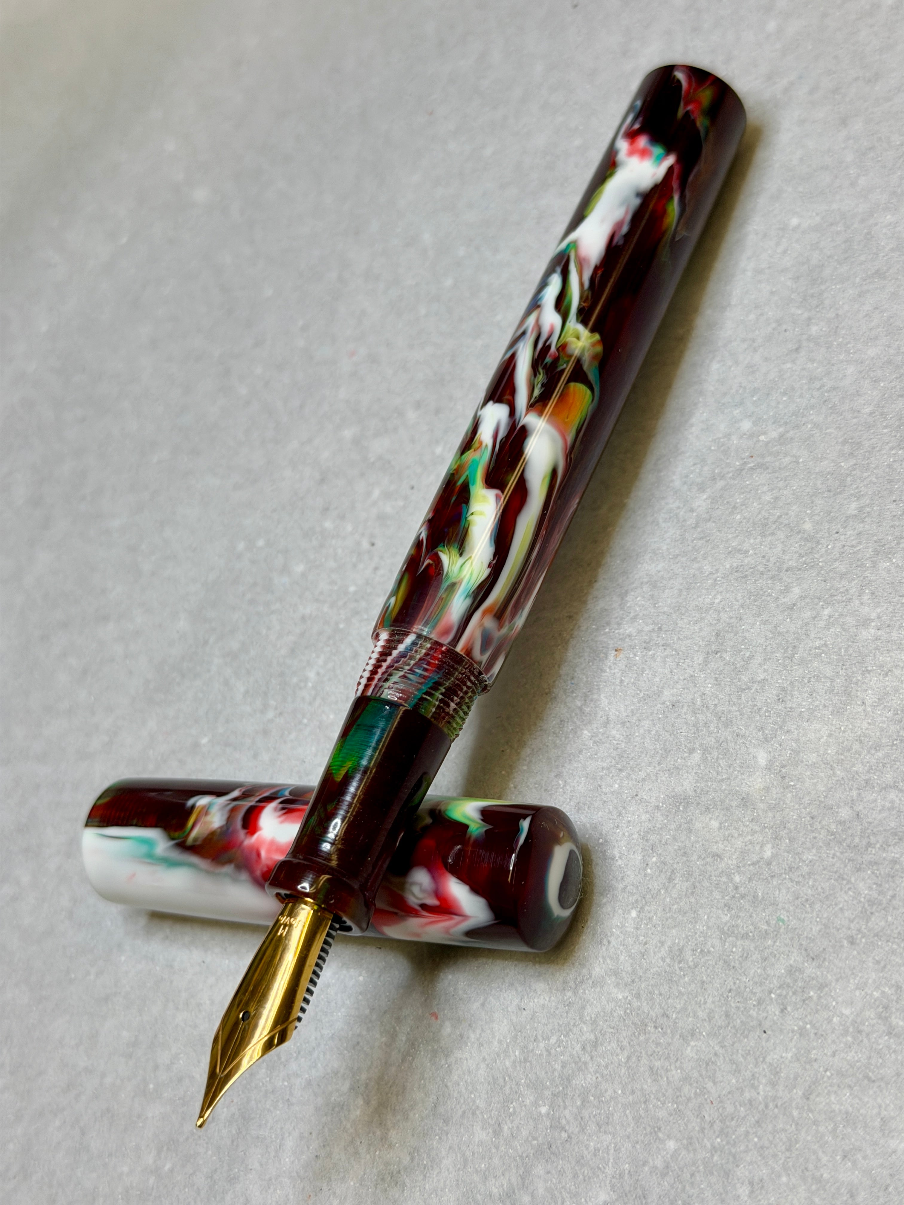 PMJ Bog Wood Alpha Fountain Pen