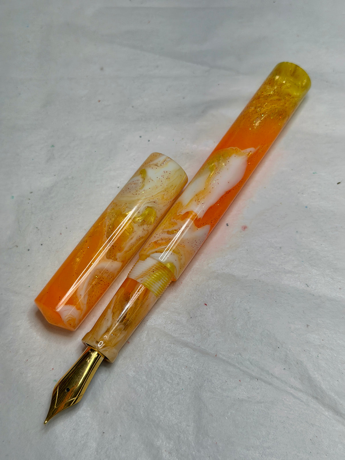 Candy Corn Alpha Fountain Pen - CM
