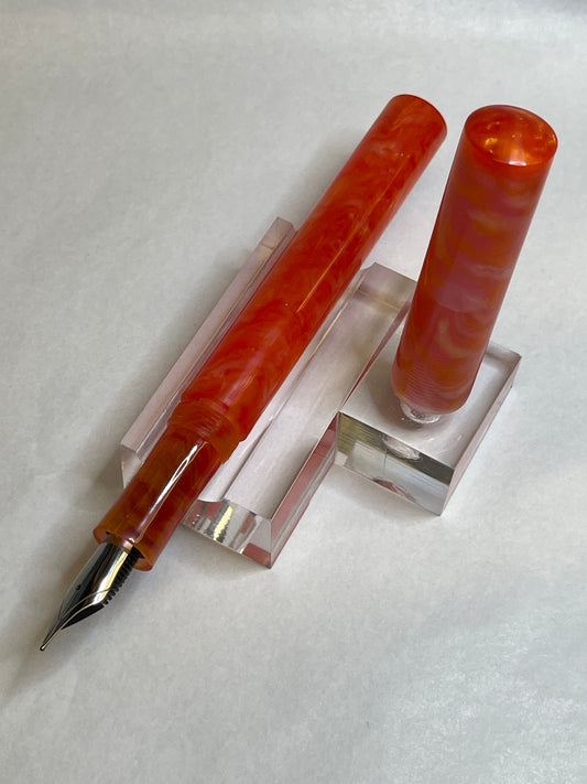 Orange Abalone Fountain Pen