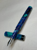Tranquil Blues Alpha Fountain Pen - CM