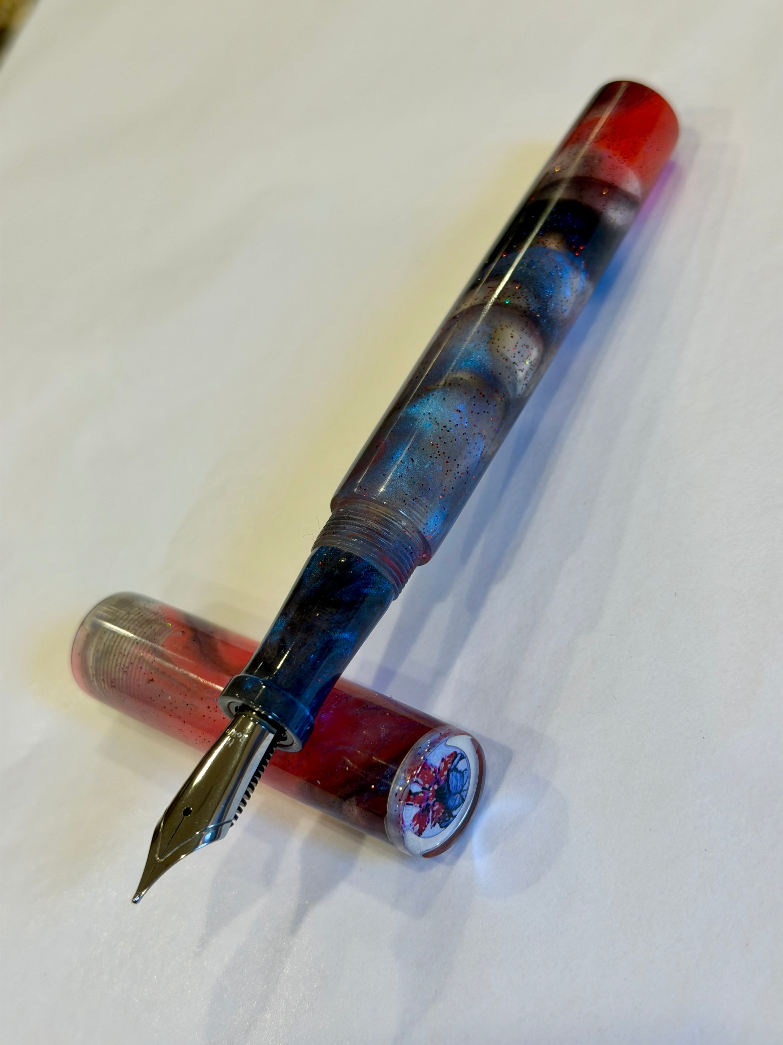 Upside Down Alpha Fountain Pen #6