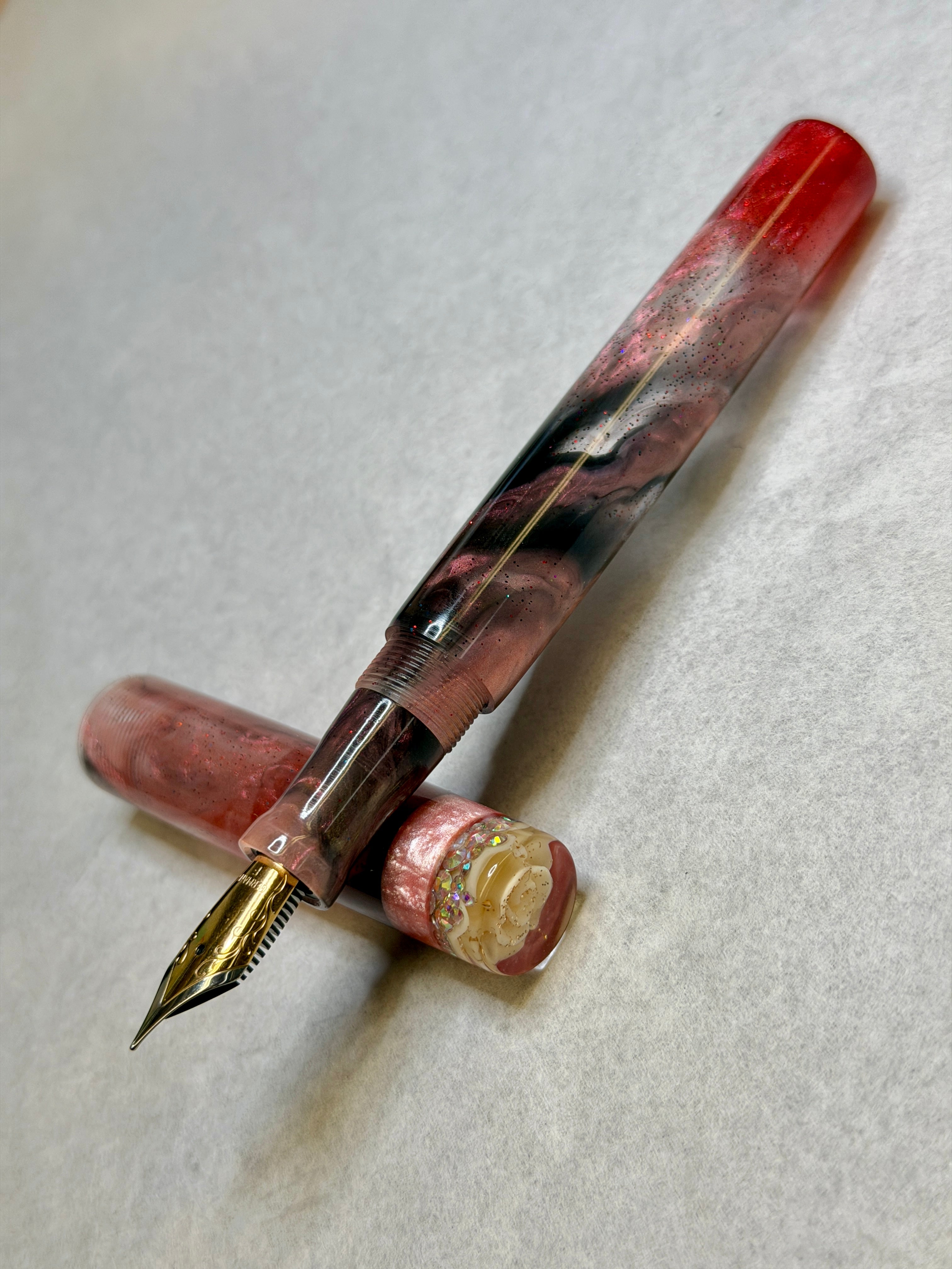Red Wedding Alpha Fountain Pen #4