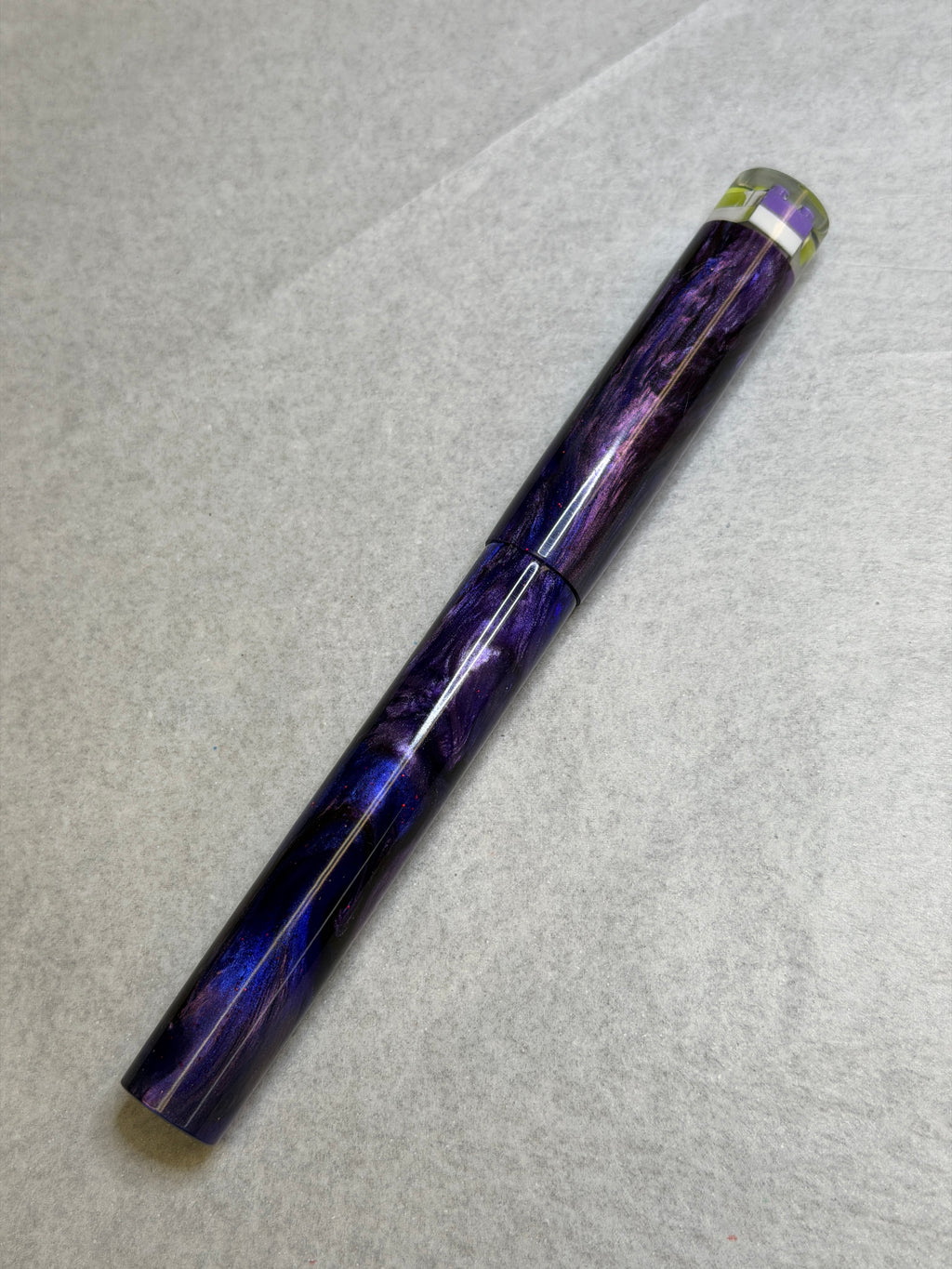 Violet Reverb Lego Alpha Fountain Pen