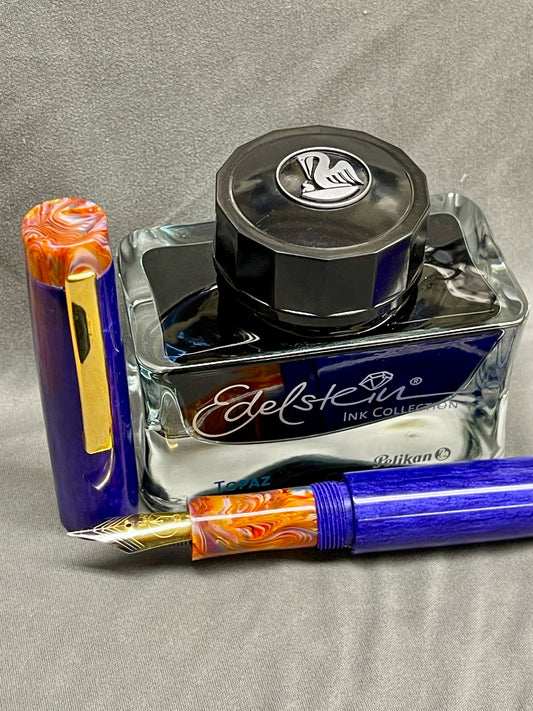 Plum Crazy Purple Pen with clip