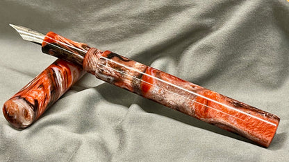 Z - Red, Black, and White Fountain Pen (Amy)