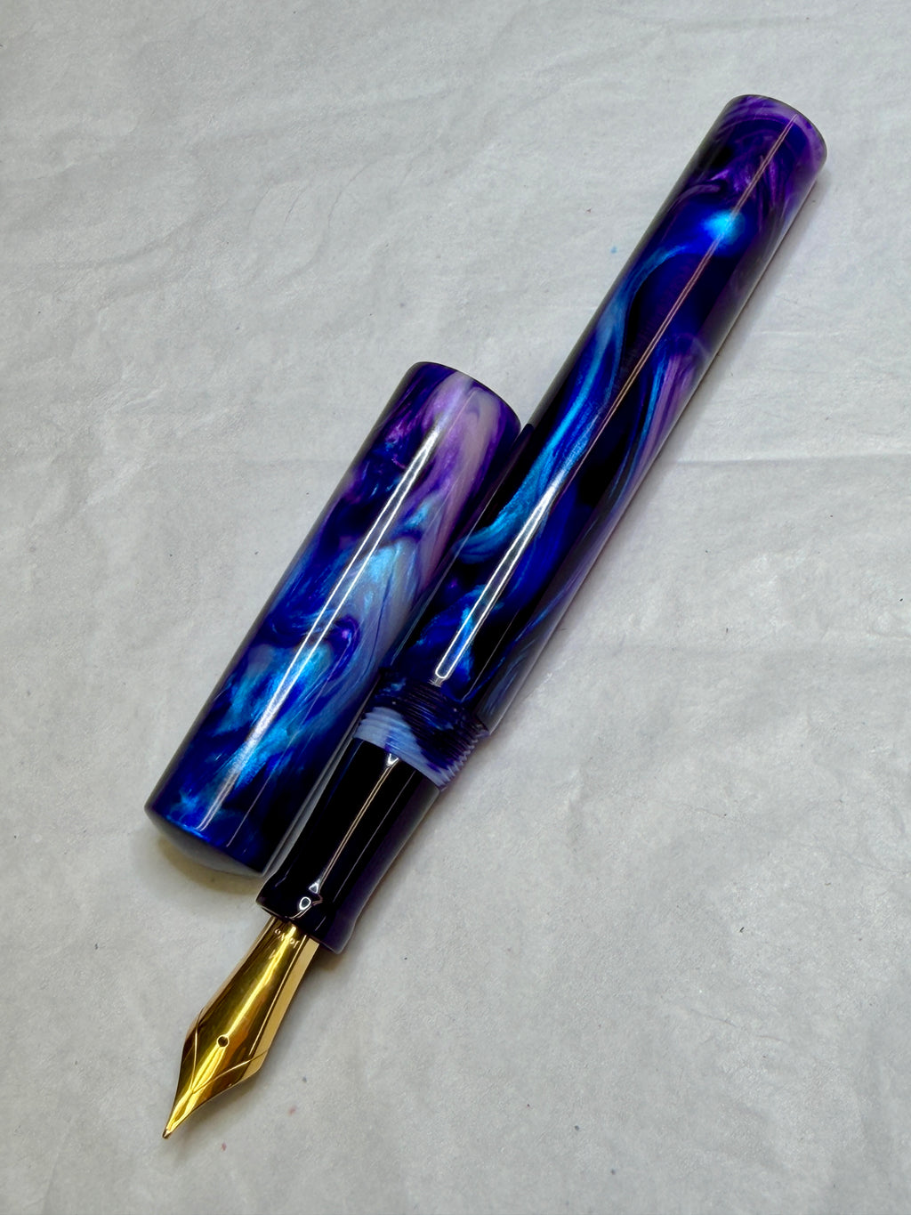 Dark Side of Abalone Fountain Pen