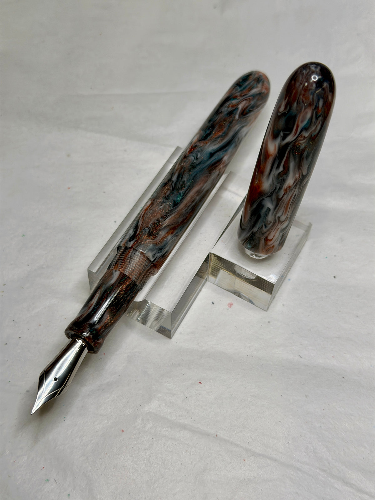 Blue Suburban Skies MK Fountain Pen - CM