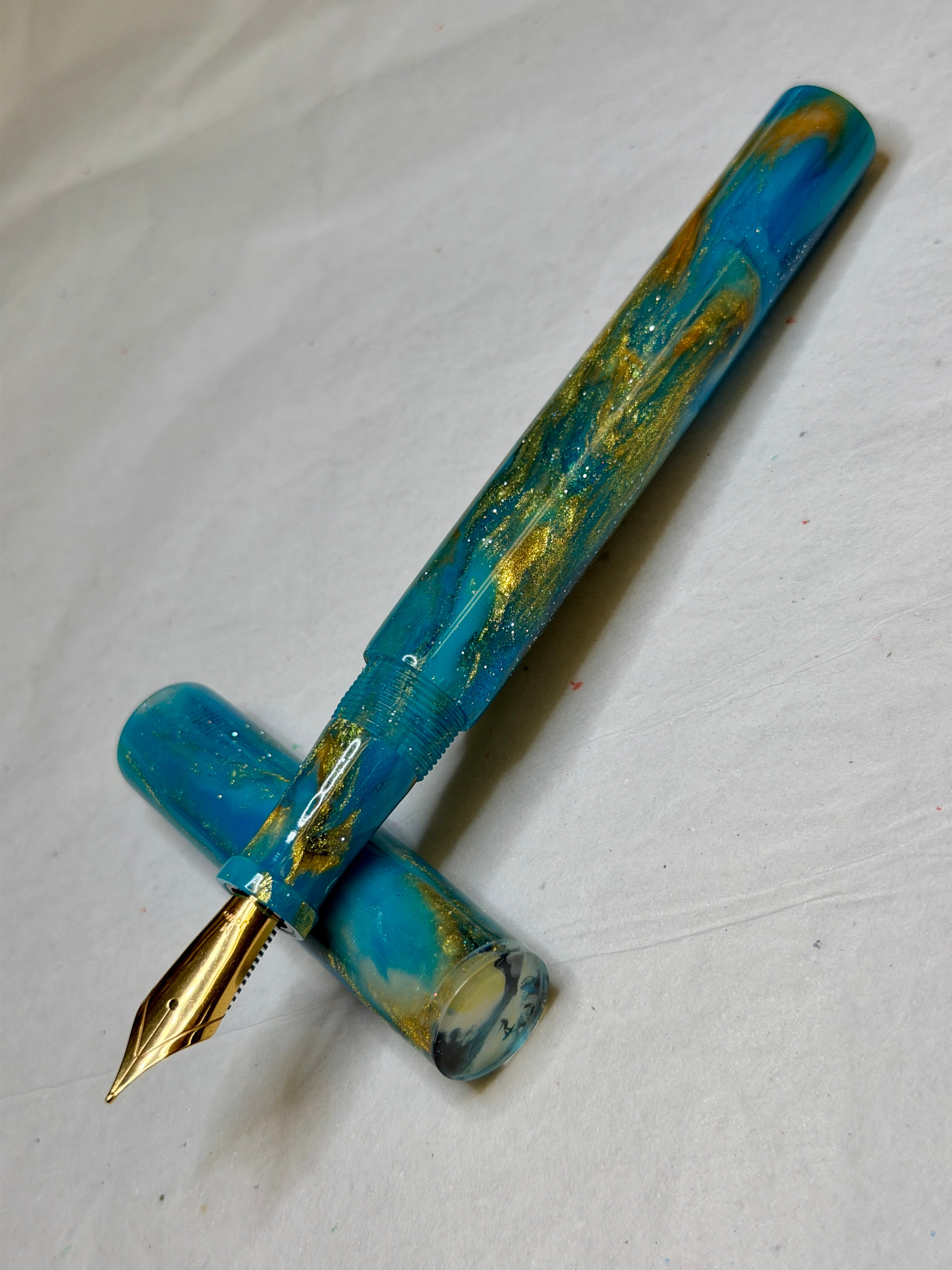 Moonlit Surf Alpha Fountain Pen