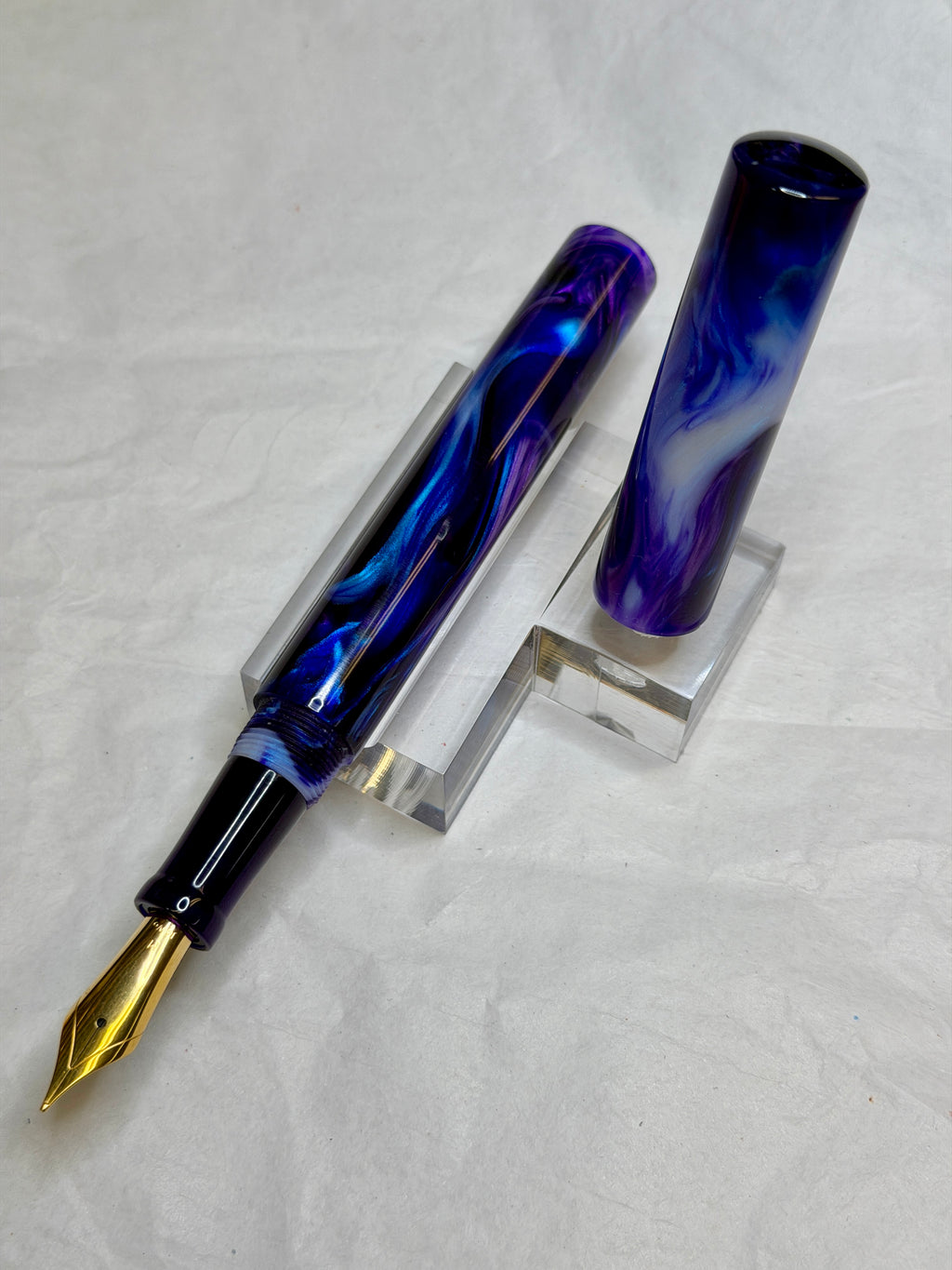 Dark Side of Abalone Fountain Pen