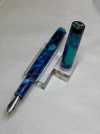 Tranquil Blues Alpha Fountain Pen - CM