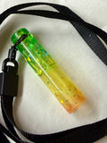 Rainbow Glitter #3 Missing Link Cap with Lanyard