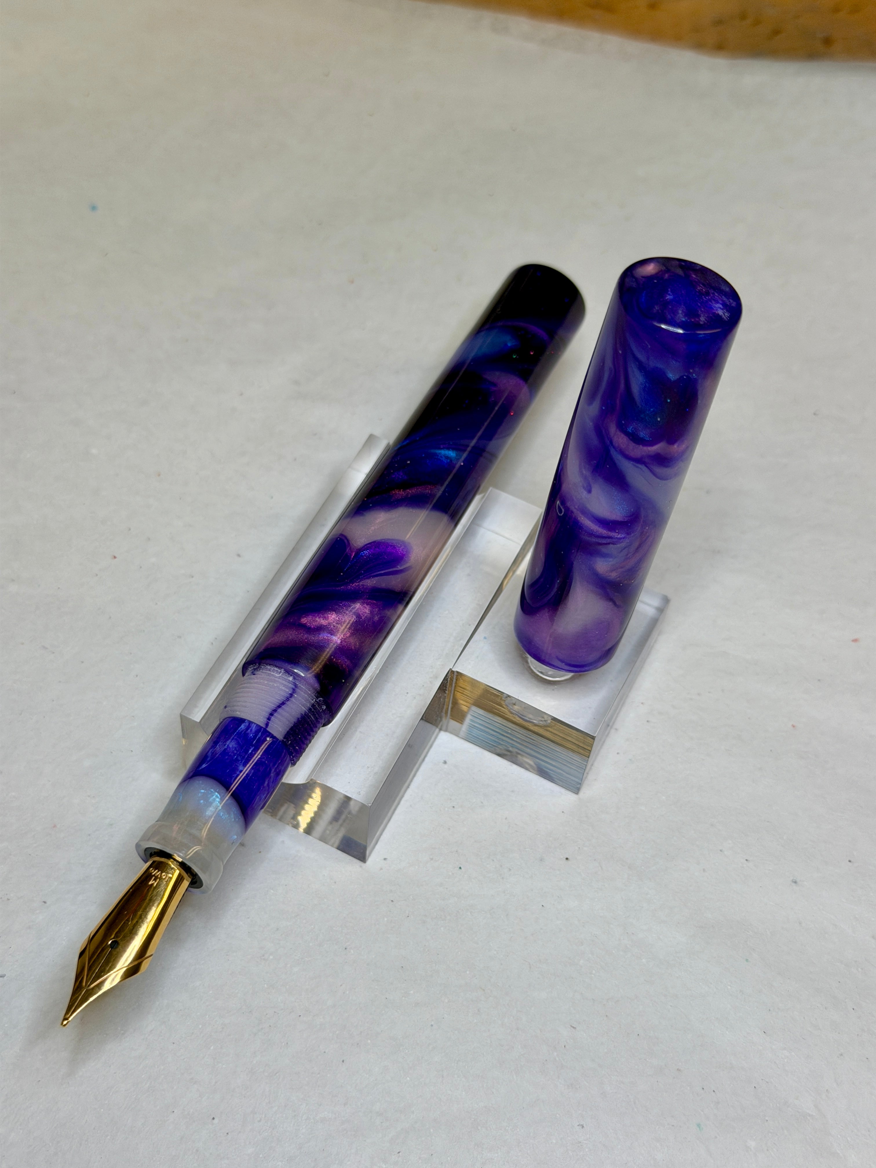Abalone X3P Swirl Alpha Fountain Pen - CM