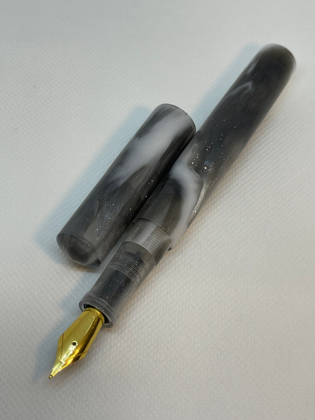 Ghost Black Alpha Petite Fountain Pen