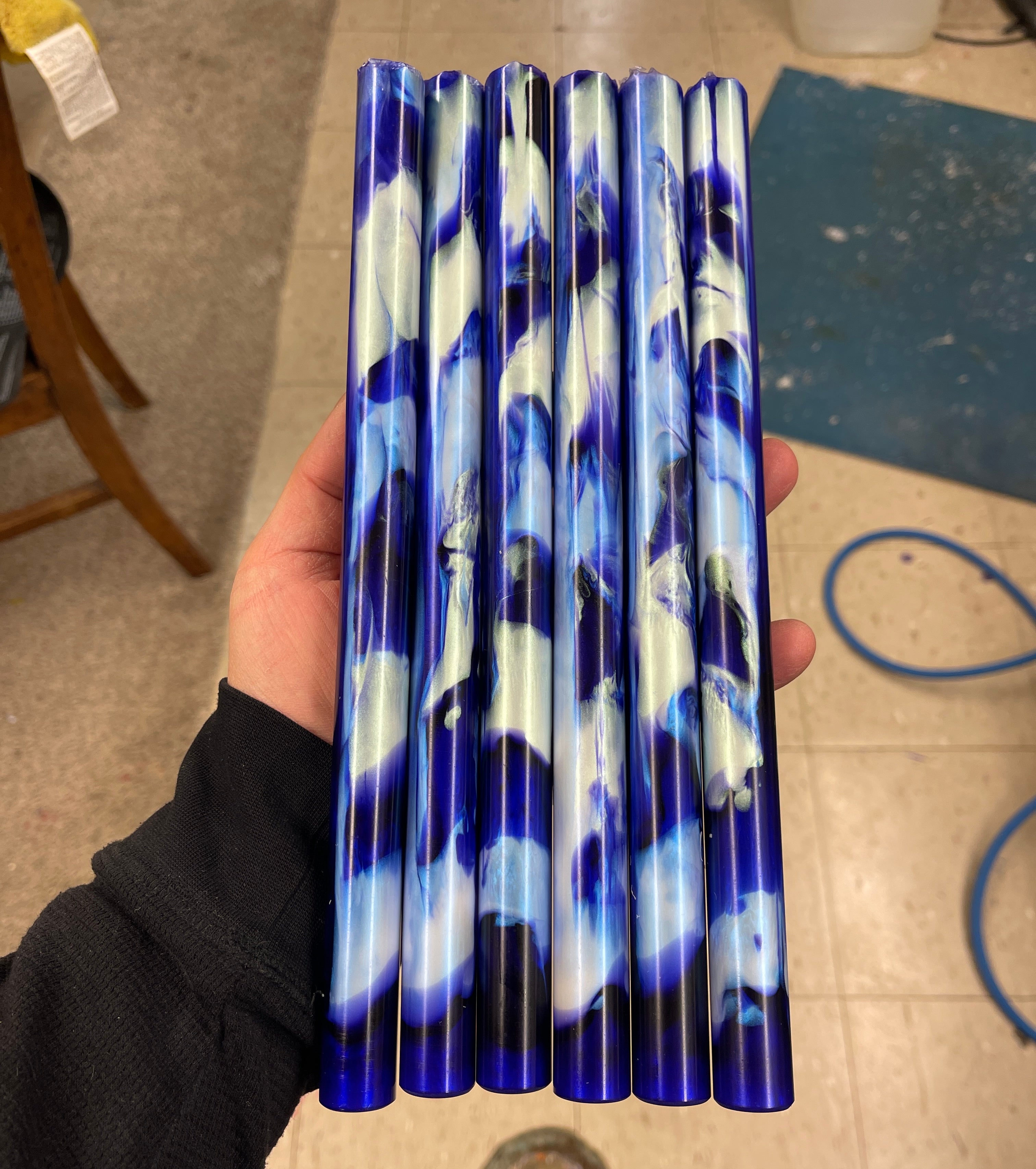 Indigo Abalone 11” Blank