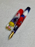 Chromatic Cyclone Patriotic Duck Alpha Fountain Pen