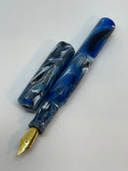 Betta Fight (Blue) Alpha Fountain Pen