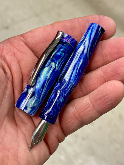 Indigo Abalone MMP Pocket Pen