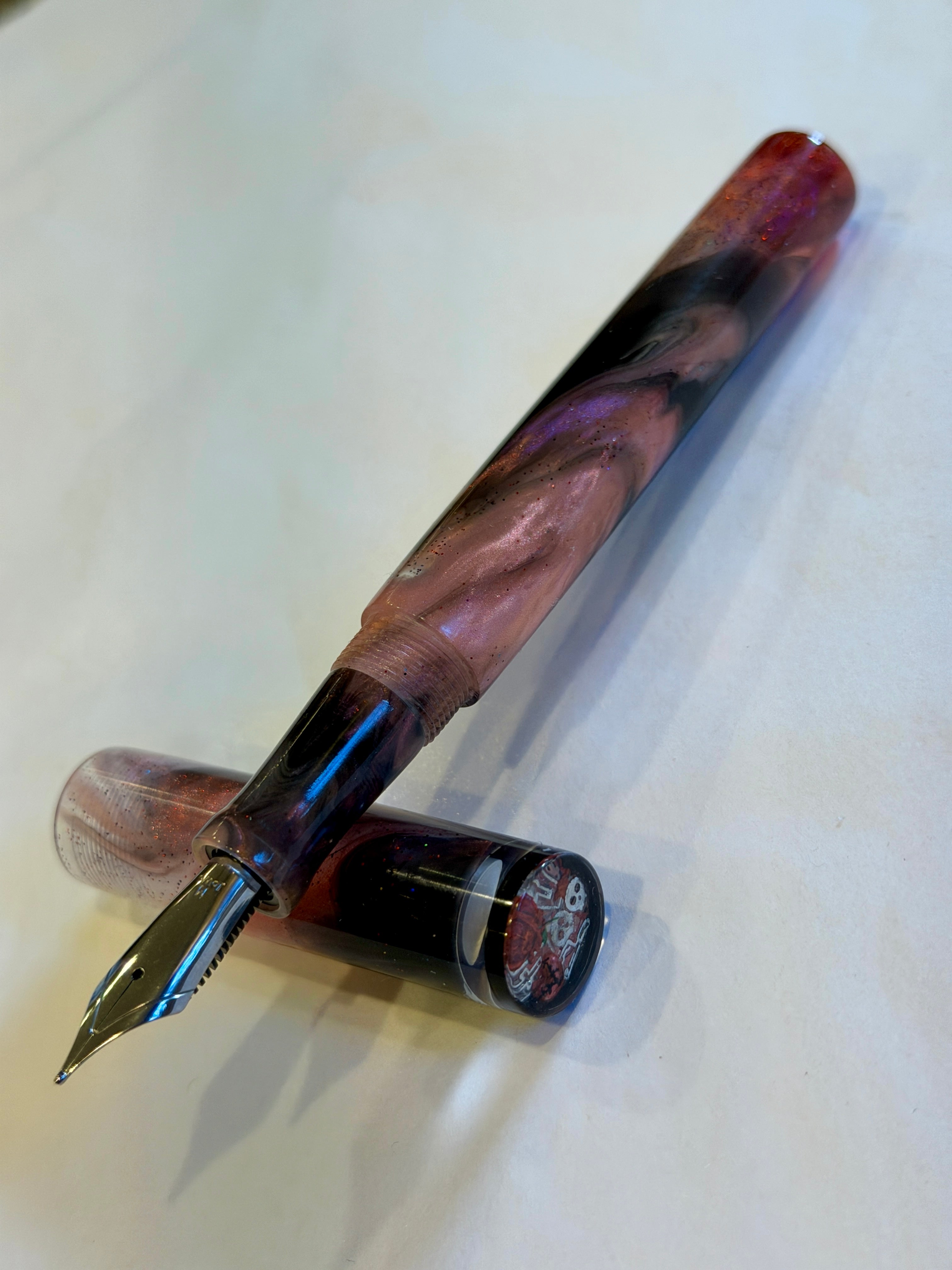 Red Wedding Alpha Fountain Pen #5