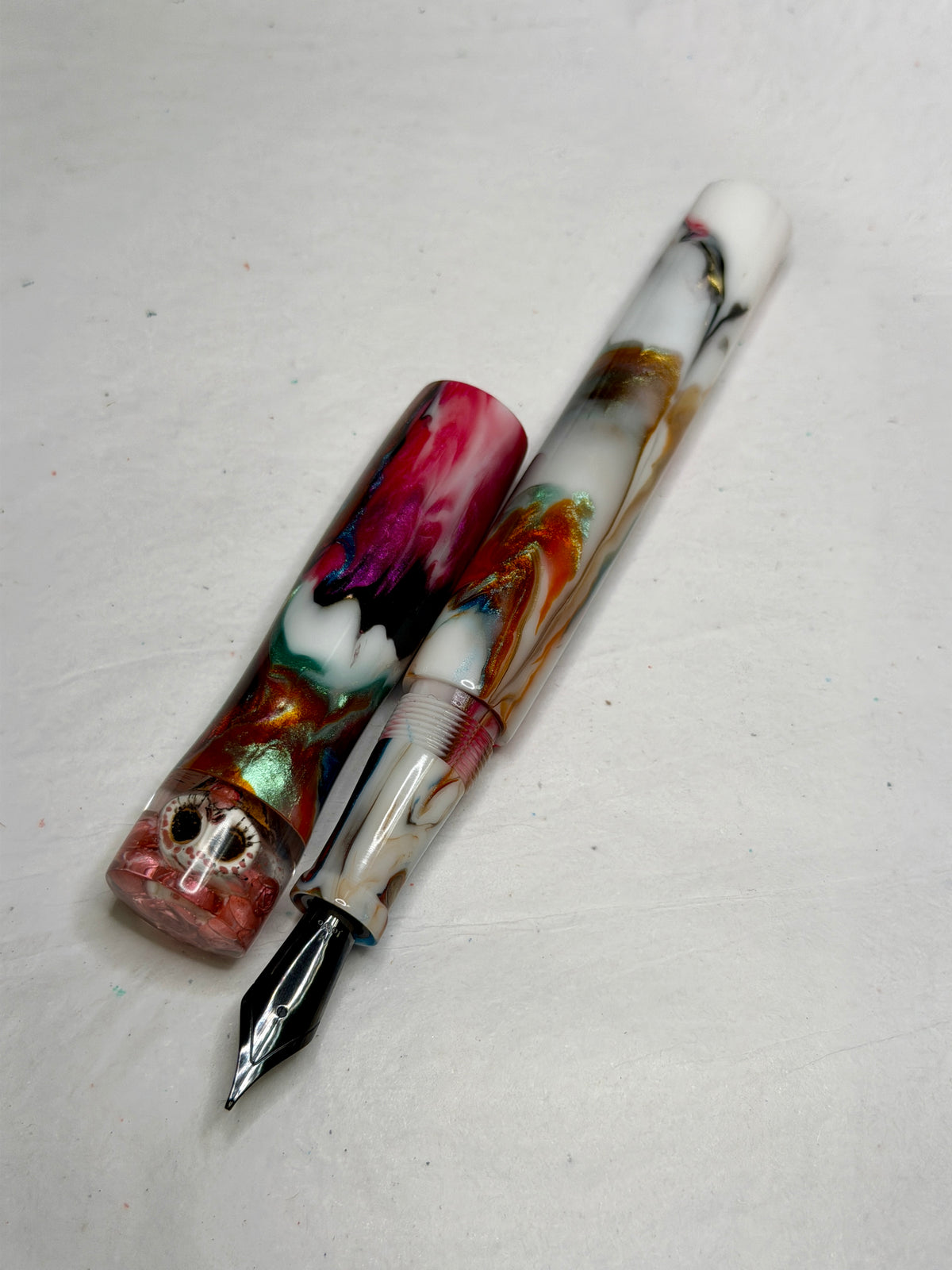 La Catrina Skull Fountain Pen