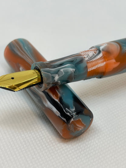 Betta Fight (O/B) Fountain Pen