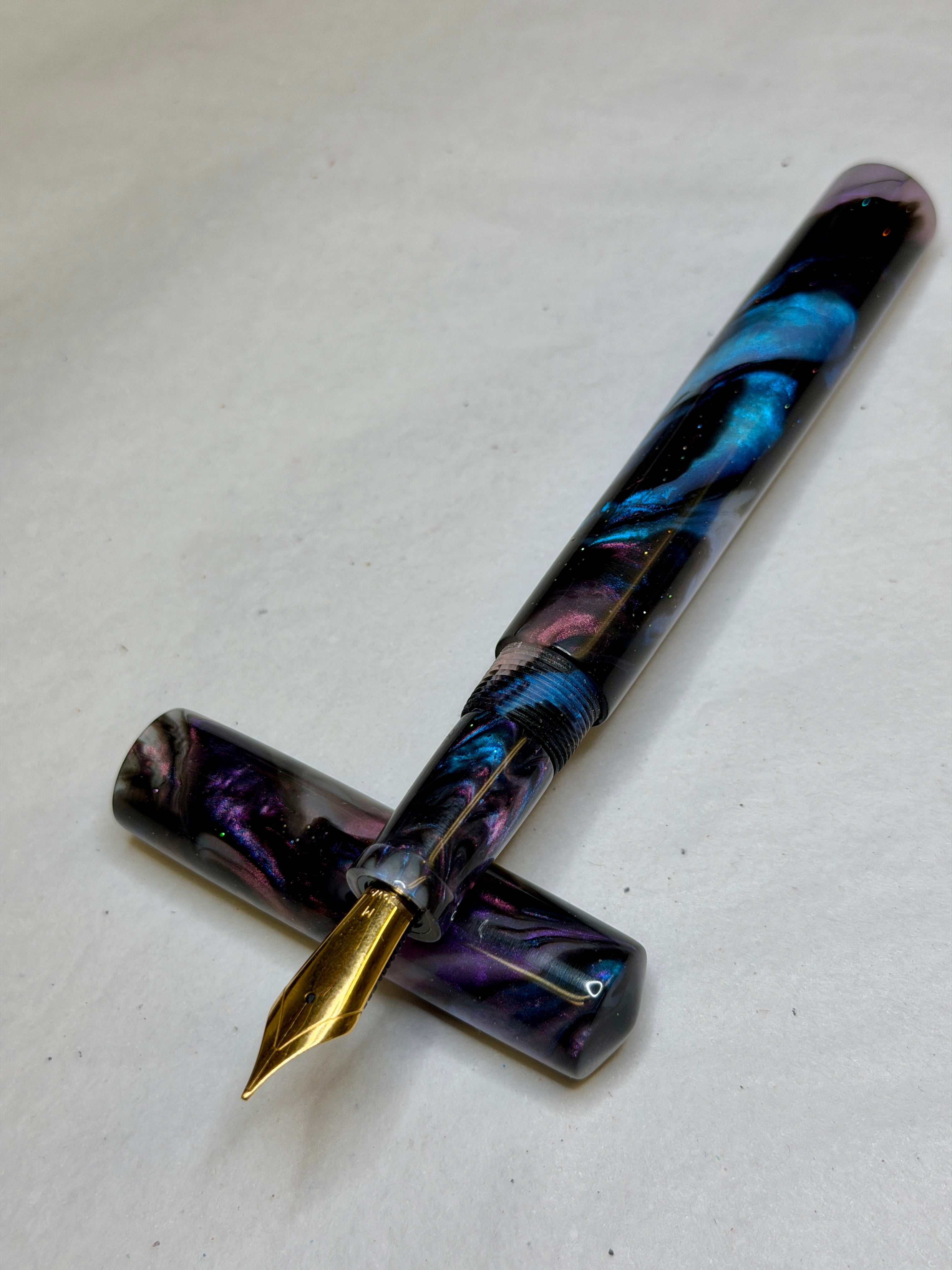 Abalone X3 Swirl Alpha Fountain Pen - CM