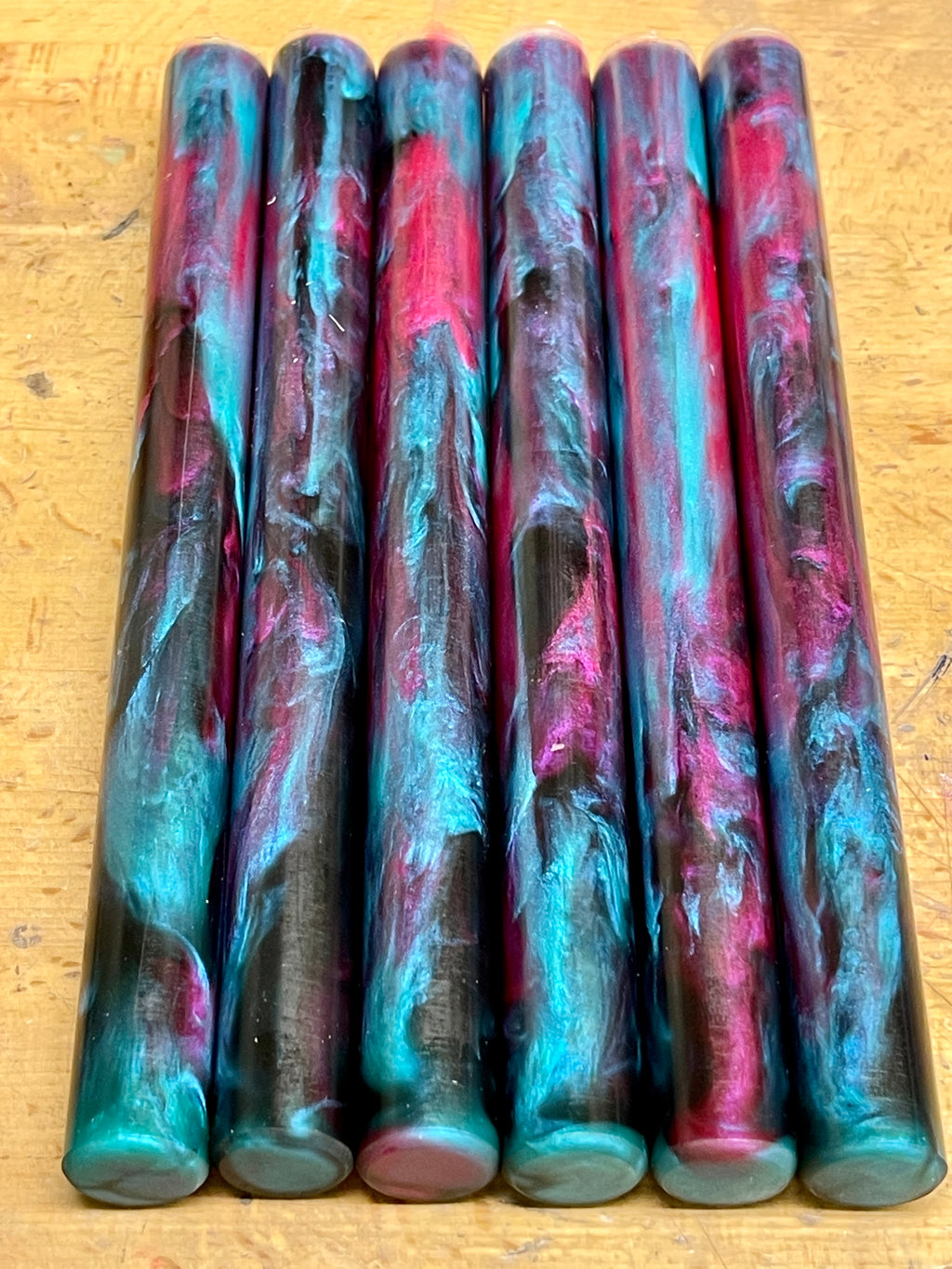 When Pink Met Teal Blank