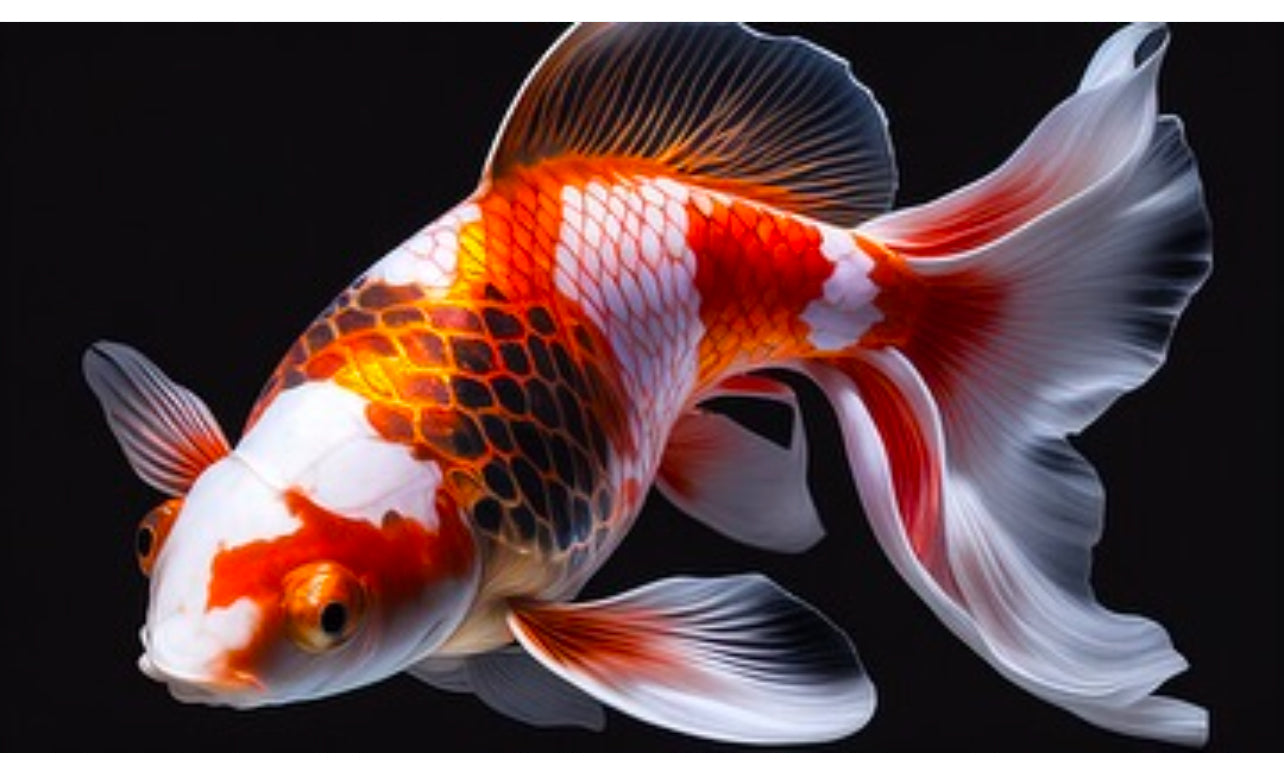 Butterfly Koi Blank