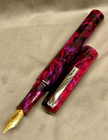 Z - Fade to Pink Pen with clip