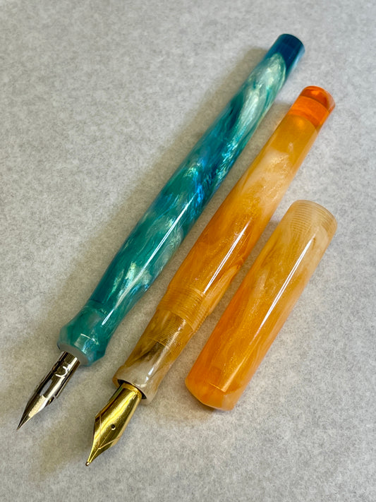 Z - Orange Creamsicle Mia Petite & Elven Waters Nib Holder (Kayla)