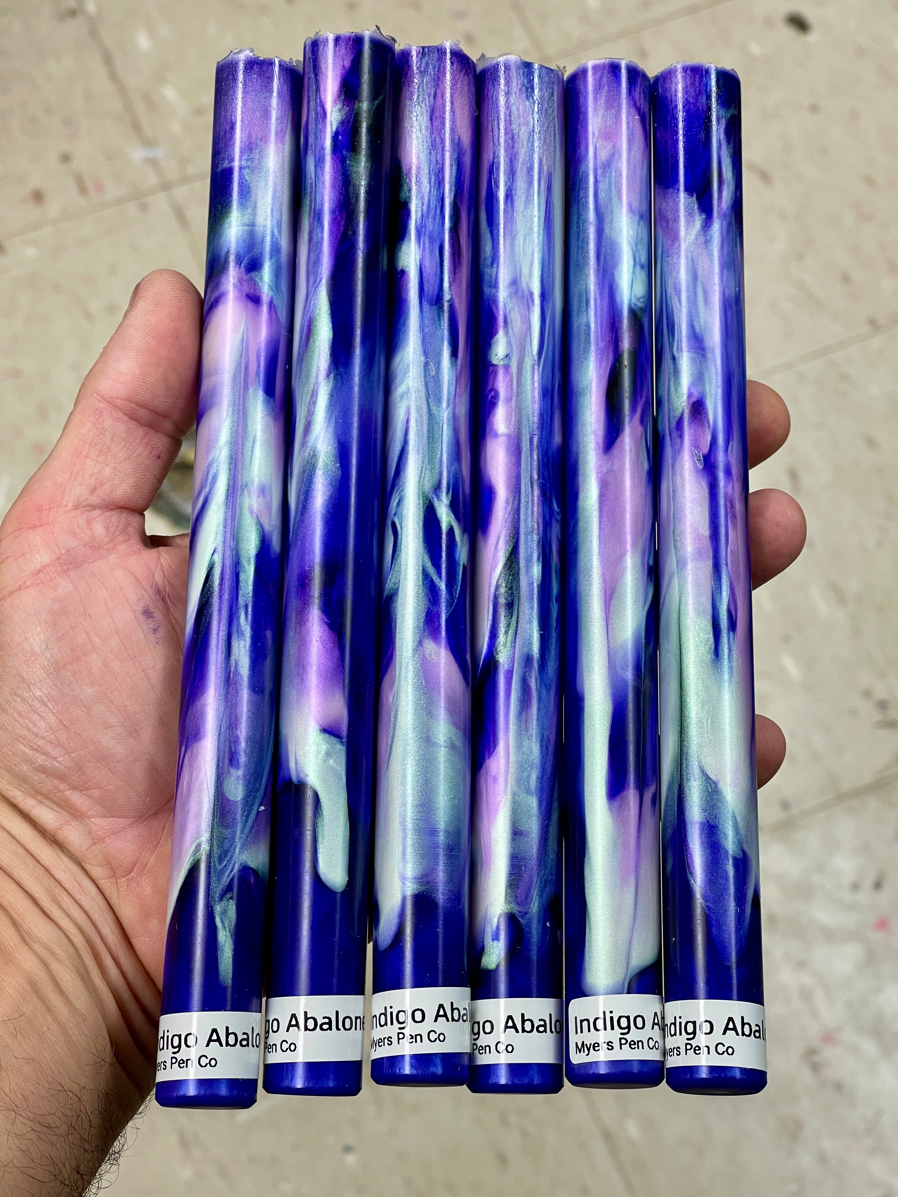 Indigo Abalone Blank